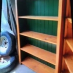 Wooden shelving - real
