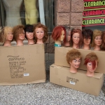 Heads with hair