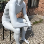 Seating male mannequin