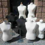 assorted dress forms