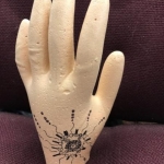 Sculptured hand