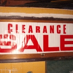 CLEARANCE SALE banner