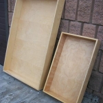 Wooden trays Plywood