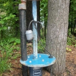 Water pump for wet basements and other jobs